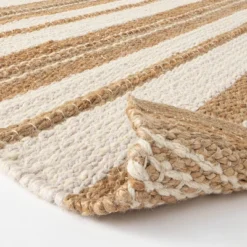 Riverton Striped Jute/Wool Area Rug Tan - Threshold™ Designed With Studio McGee -Home Decoration Sale GUEST 0110659e 2efa 4ebf ba67 8ab0cc06e3ac