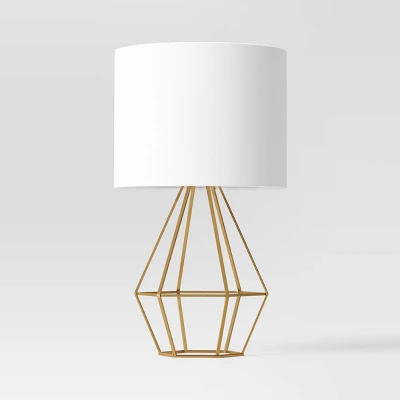 Large Geo Table Lamp Brass - Threshold™ 7 Large Geo Table Lamp Brass - Threshold™ - Image 5