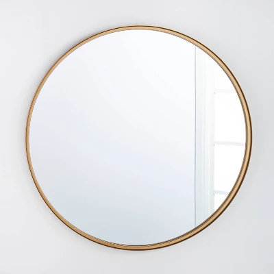 34" Round Decorative Wall Mirror - Threshold™ Designed With Studio McGee 6 34" Round Decorative Wall Mirror - Threshold™ Designed With Studio McGee - Image 4