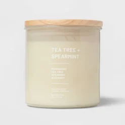 Glass Jar Tea Tree And Spearmint Candle Beige - Threshold™ 11 Glass Jar Tea Tree And Spearmint Candle Beige - Threshold™ -Home Decoration Sale GUEST 08840a6f eb81 4eba bdb2 82fa19c57c5b