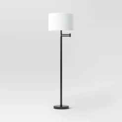 Metal Column Swing Arm Floor Lamp Black/White - Threshold™ 9 Metal Column Swing Arm Floor Lamp Black/White - Threshold™ -Home Decoration Sale GUEST 0b572553 9e4a 4352 9d32 63a09bdeccc9