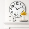 28" Modern Wall Clock White - Threshold™ 1 28" Modern Wall Clock White - Threshold™ -Home Decoration Sale GUEST 1084a13a fdb4 425c 924d b9c0388e5b8c