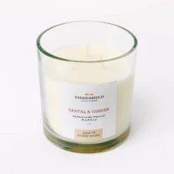 Clear Glass Santal & Ginger Candle White - Threshold™ Designed With Studio McGee -Home Decoration Sale GUEST 133d9fdf 67f9 454f bb07 36d647d7b08b