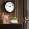 16" Outdoor Wall Clock Charcoal Gray - Threshold™ 1 16" Outdoor Wall Clock Charcoal Gray - Threshold™ -Home Decoration Sale GUEST 13a7b865 4dd3 4a47 9f0a c94cd6348598