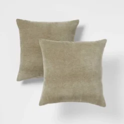 2pk Chenille Square Throw Pillows - Threshold™ -Home Decoration Sale GUEST 15025fdd 30b4 491f aa83 d7cce8d6ff84