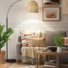 Addison Arc Floor Lamp With Natural Rattan Shade - Threshold™ 2 Addison Arc Floor Lamp With Natural Rattan Shade - Threshold™ -Home Decoration Sale GUEST 16730a16 e760 4191 9491 15d69e703556