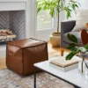 Evanston Leather Cube Pouf - Threshold™ Designed With Studio McGee 2 Evanston Leather Cube Pouf - Threshold™ Designed With Studio McGee -Home Decoration Sale GUEST 16939182 109c 4618 84fc 3f7fd097b067
