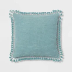Euro Textured Slub Tassel Decorative Throw Pillow - Threshold™ -Home Decoration Sale GUEST 1844d88a 7ae3 429a 8a24 992975e4da74