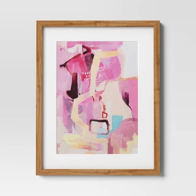 (Set Of 2) 16" X 20" Painterly Collage Framed Wall Canvases - Threshold™ 5 (Set Of 2) 16" X 20" Painterly Collage Framed Wall Canvases - Threshold™ - Image 3