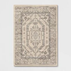 Plush Persian Style Area Rug Cream - Threshold™ -Home Decoration Sale GUEST 21495567 798b 4c7e 88b2 01a16bec916d