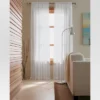 1pc 52"x84" Sheer Chiffon Curtain Panel White - Threshold™ -Home Decoration Sale GUEST 241fe3c1 18d6 46ff b966 ac3cdb41fbc3
