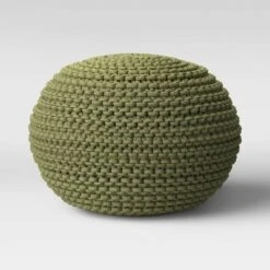 Cloverly Chunky Knit Pouf - Threshold -Home Decoration Sale GUEST 24a7bfa9 549d 4ca6 8546 bc96f50f93fd