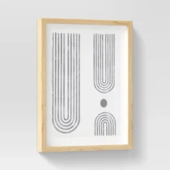 (Set Of 2) 16" X 20" Curve Lines Framed Under Glass Black - Threshold™ 10 (Set Of 2) 16" X 20" Curve Lines Framed Under Glass Black - Threshold™ -Home Decoration Sale GUEST 24f5d4b2 be77 44d4 8749 915176716206