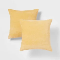 2pk Chenille Square Throw Pillows - Threshold™ -Home Decoration Sale GUEST 2ab74984 d049 457c b7ed c8a84e827709