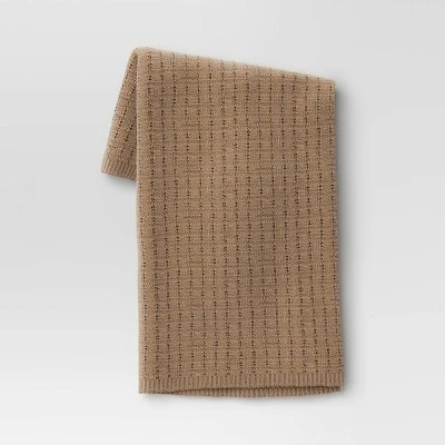 Marled Knit Throw Blanket - Threshold™ 11 Marled Knit Throw Blanket - Threshold™ - Image 9