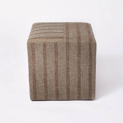 Lynwood Square Upholstered Cube - Threshold™ Designed With Studio McGee 4 Lynwood Square Upholstered Cube - Threshold™ Designed With Studio McGee - Image 2