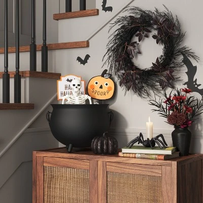 Halloween Spider Candle Holder Black - Threshold™ 3 Halloween Spider Candle Holder Black - Threshold™