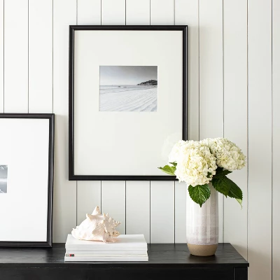 19.49" X 25.49" Matted To 8" X 10" Gallery Single Image Frame Black - Threshold™ Designed With Studio McGee 4 19.49" X 25.49" Matted To 8" X 10" Gallery Single Image Frame Black - Threshold™ Designed With Studio McGee - Image 2