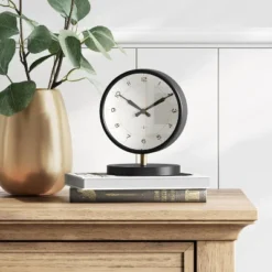 Table Clock Matte Black - Threshold™