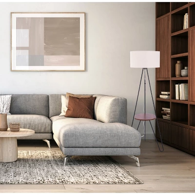 Tripod Shelf Floor Lamp Silver (Includes LED Light Bulb) - Threshold™ 3 Tripod Shelf Floor Lamp Silver (Includes LED Light Bulb) - Threshold™