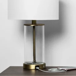 Fillable Accent With USB Table Lamp Brass - Threshold 11 Fillable Accent With USB Table Lamp Brass - Threshold -Home Decoration Sale GUEST 4230aee3 786a 4bde a46a 8ba460f4ad48