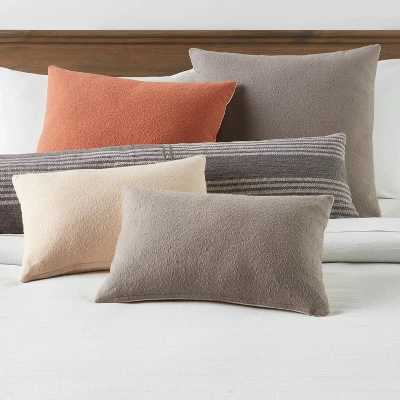 Lumbar Modern Stripe Decorative Throw Pillow Gray - Threshold™ 3 Lumbar Modern Stripe Decorative Throw Pillow Gray - Threshold™