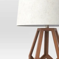 Large Wood Geo Assembled Table Lamp - Threshold™ -Home Decoration Sale GUEST 4e826a9e 70e6 444a b5c1 561396ae69fb