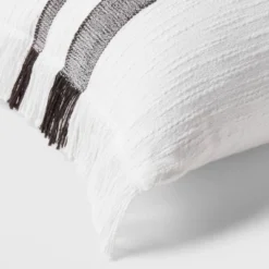 Lumbar Modern Woven Plaid Decorative Throw Pillow Black/Off-White - Threshold™ 7 Lumbar Modern Woven Plaid Decorative Throw Pillow Black/Off-White - Threshold™ -Home Decoration Sale GUEST 4e9cc29e 530f 48d5 995b 36907b68974d