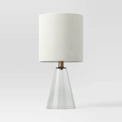 Glass Cone Mini Table Lamp Clear - Threshold™ 6 Glass Cone Mini Table Lamp Clear - Threshold™ - Image 4