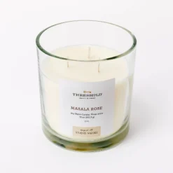 Clear Glass Masala Rose Candle White - Threshold™ Designed With Studio McGee -Home Decoration Sale GUEST 6158848c d4f8 4efe 93c4 8a58a533ee09