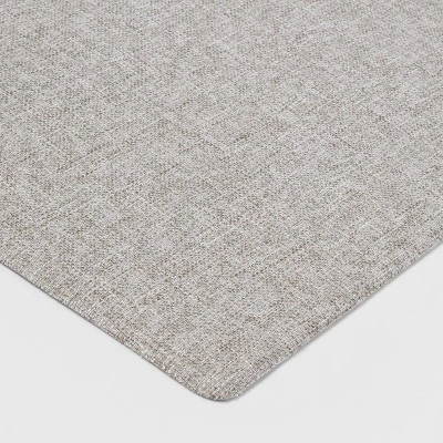 60" X 20" Basketweave Comfort Runner Mat Gray - Threshold™ 4 60" X 20" Basketweave Comfort Runner Mat Gray - Threshold™ - Image 2