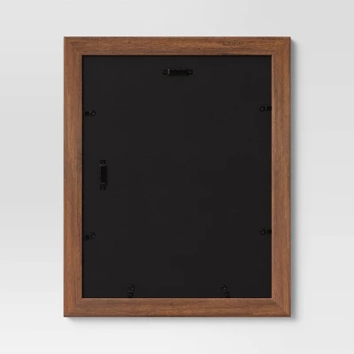 Wood Matted Wall Frame Midtone Woodgrain - Threshold™ 5 Wood Matted Wall Frame Midtone Woodgrain - Threshold™ - Image 3