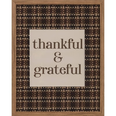 16" X 20" Thankful & Grateful Framed Under Plexi - Threshold™ 7 16" X 20" Thankful & Grateful Framed Under Plexi - Threshold™ - Image 5