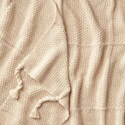 Windowpane Knit Throw Blanket With Tassels - Threshold™ Designed With Studio McGee -Home Decoration Sale GUEST 6b631fa5 b3d1 4b55 a2d5 a739a5ee87f0