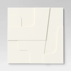 (Set Of 4) 12" X 12" 3D Decorative Graphic Tiles White - Threshold™ -Home Decoration Sale GUEST 6c1b35a6 25db 4527 9b31 c6b908d69152