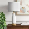 Large Assembled Tapered Glass Table Lamp (Includes LED Light Bulb) White - Threshold™ 1 Large Assembled Tapered Glass Table Lamp (Includes LED Light Bulb) White - Threshold™ -Home Decoration Sale GUEST 705992ab cd60 4dce ae3b 52de19f5cfa6