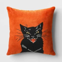Fierce Cat Applique Cotton Velvet Square Halloween Throw Pillow - Threshold™ 11 Fierce Cat Applique Cotton Velvet Square Halloween Throw Pillow - Threshold™ -Home Decoration Sale GUEST 75d286a9 5b9e 4de0 9d76 c71c6fcc15aa
