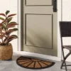 1'6"x2'6" Half Moon Rubber Coir Doormat Black - Threshold™ 2 1'6"x2'6" Half Moon Rubber Coir Doormat Black - Threshold™ -Home Decoration Sale GUEST 76657ddb 8c5d 423a b7e6 1cee1588bcac