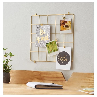 Grid Wall Organizer With Clips - Threshold™ 4 Grid Wall Organizer With Clips - Threshold™ - Image 2