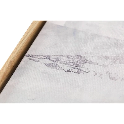 58" X 38" Tonal Abstract Framed Canvas - Threshold™ Designed With Studio McGee 4 58" X 38" Tonal Abstract Framed Canvas - Threshold™ Designed With Studio McGee - Image 3