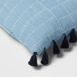 Oversized Oblong Pick Stitch Plaid Tassel Decorative Throw Pillow - Threshold™ -Home Decoration Sale GUEST 7a8f6136 0e2b 40d3 b8b7 c710ab07b699