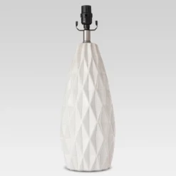 Faceted Ceramic Large Lamp Base White - Threshold 9 Faceted Ceramic Large Lamp Base White - Threshold -Home Decoration Sale GUEST 7b2627e8 f8a0 414b 98d0 40d1edd56162