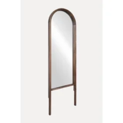 20" X 65" Wood Arched Floor Mirror Walnut - Threshold™ Designed With Studio McGee -Home Decoration Sale GUEST 7bf0c2bf 19a4 45a8 ae4b e909836f8871
