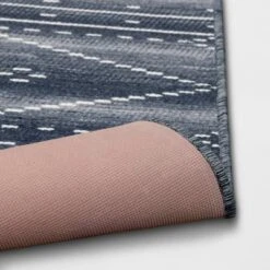 2'4"x3'9" Woven Tapestry Rug With Fringe Indigo - Threshold™ -Home Decoration Sale GUEST 7ca9d346 5e0d 4060 9ae1 61040279a590