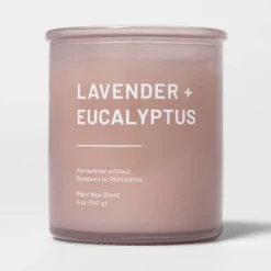 Glass Jar Lavender And Eucalyptus Candle - Threshold™ -Home Decoration Sale GUEST 809cac14 c554 458a 8774 49a2f6be7e7b