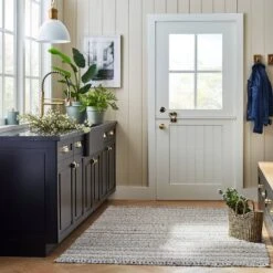 Bayside Indoor/Outdoor Rug Heathered Gray - Threshold™ Designed With Studio McGee