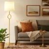 Metal Ring Floor Lamp Brass (Includes LED Light Bulb) - Threshold™ -Home Decoration Sale GUEST 84cc7850 4420 4a7b 8bee 99fecc3c9f05