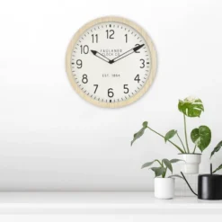 16" Wall Clock Wood - Threshold™ -Home Decoration Sale GUEST 88cee696 866b 4369 9e43 d51d4698f18b