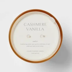 Colored Vase Glass With Dustcover Cashmere Vanilla Candle Ivory - Threshold™ 12 Colored Vase Glass With Dustcover Cashmere Vanilla Candle Ivory - Threshold™ -Home Decoration Sale GUEST 8d091c5b bbc5 49dc 9739 323e5f4d7b9f