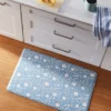 30" X 18" Floral Comfort Mat Blue - Threshold™ -Home Decoration Sale GUEST 8d917411 e3f8 42c9 84d8 8361b5b5c67b